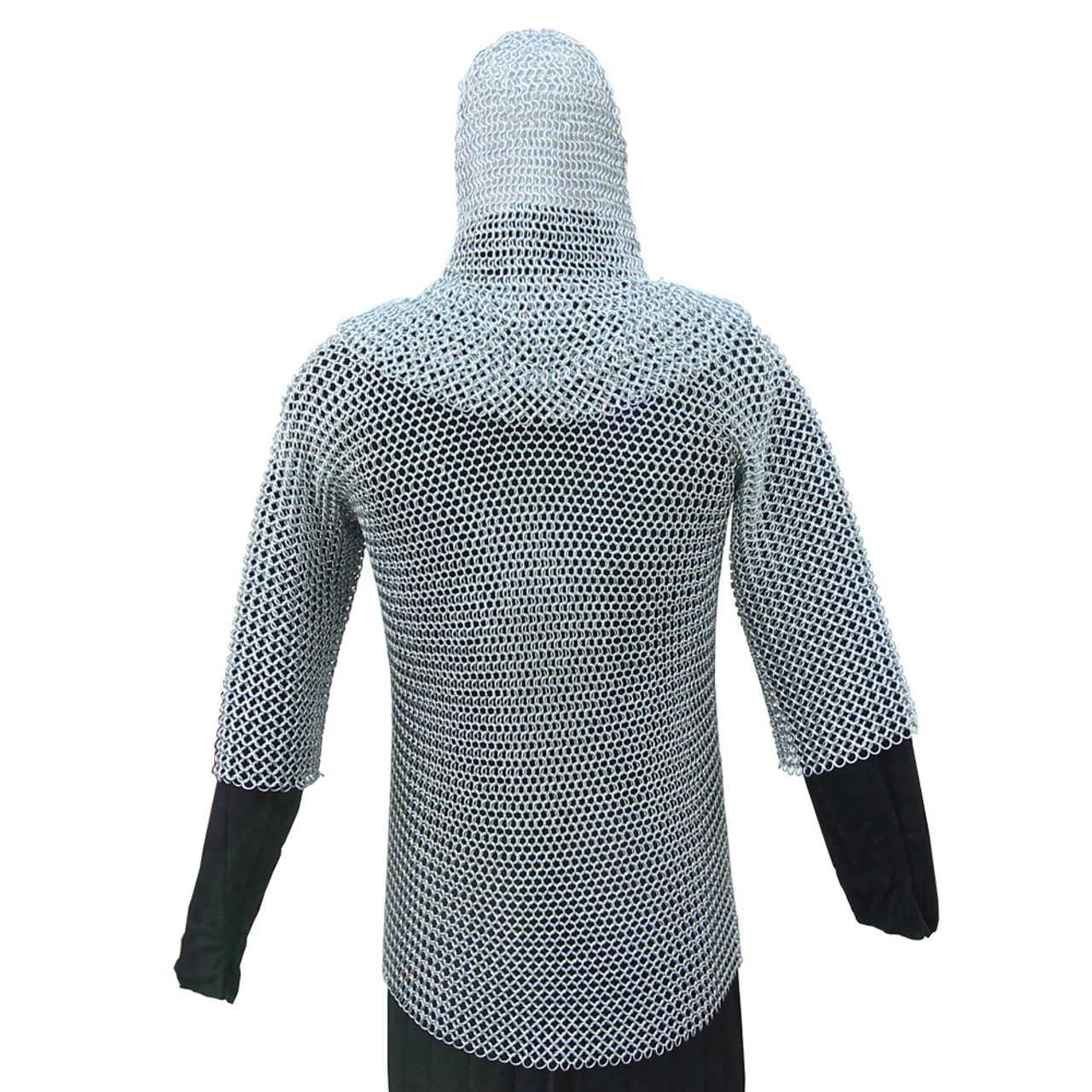 Functional 16g Chainmail Armor With Coif Set 2 Functional 16g Chainmail Armor With Coif Set - Image 2