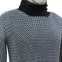 Functional 16g Chainmail Armor With Coif Set 6 Functional 16g Chainmail Armor With Coif Set -Daggers Store functional 16g chainmail armor with coif set 7 08753.1564504551