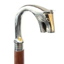 Hand Carved Way Of The Alpha Walking Cane