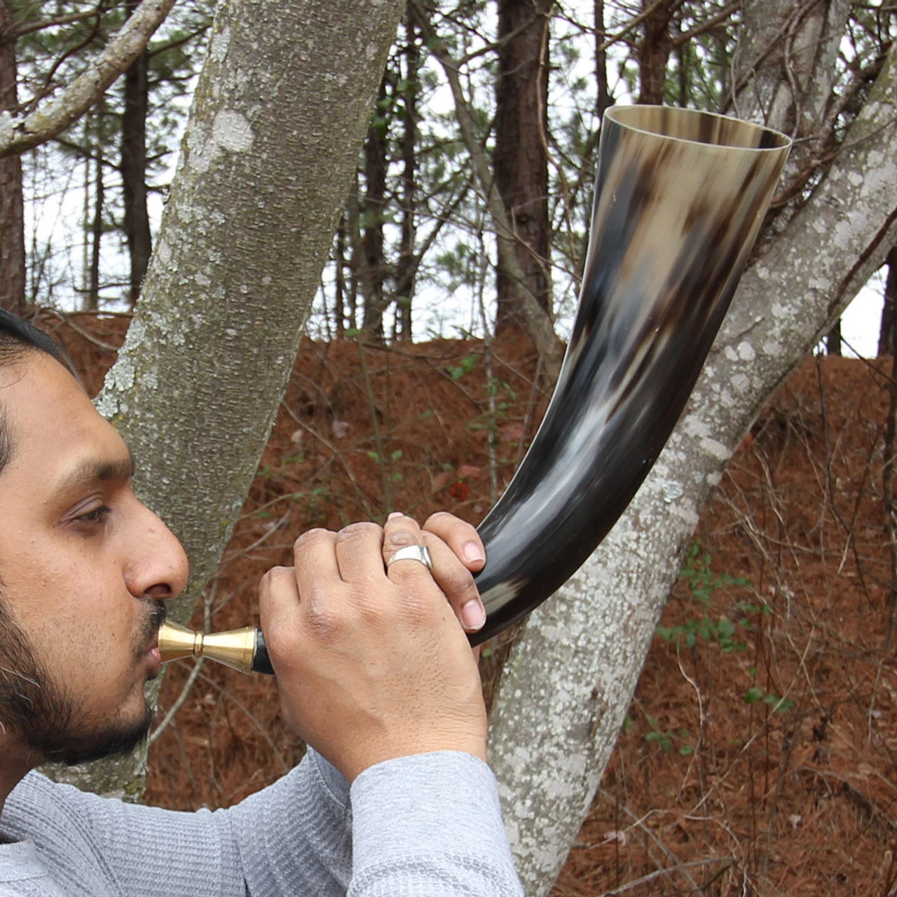 Handmade Norse Viking War Gjallarhorn 3 Handmade Norse Viking War Gjallarhorn - Image 3