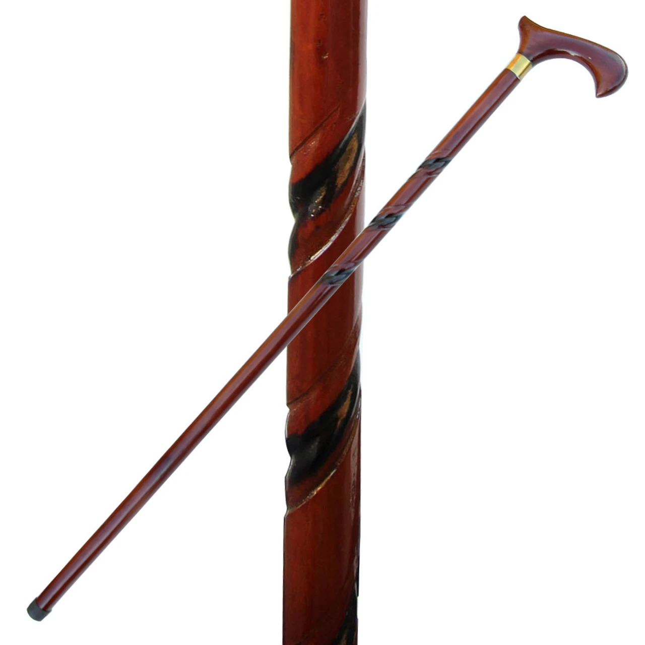 Handmade Back In Action Derby Walking Cane 1 Handmade Back In Action Derby Walking Cane