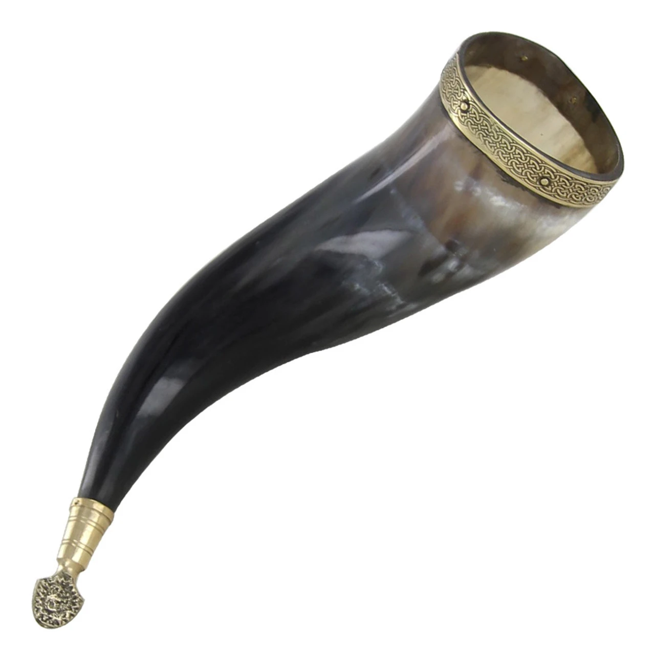 Horn Odins Wisdom Natural Drinking Vessel 4 Horn Odins Wisdom Natural Drinking Vessel - Image 4