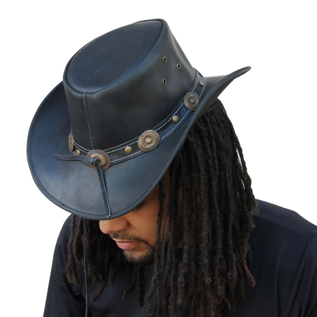 Outdoor Leather American Stockyard Hat 3 Outdoor Leather American Stockyard Hat - Image 3