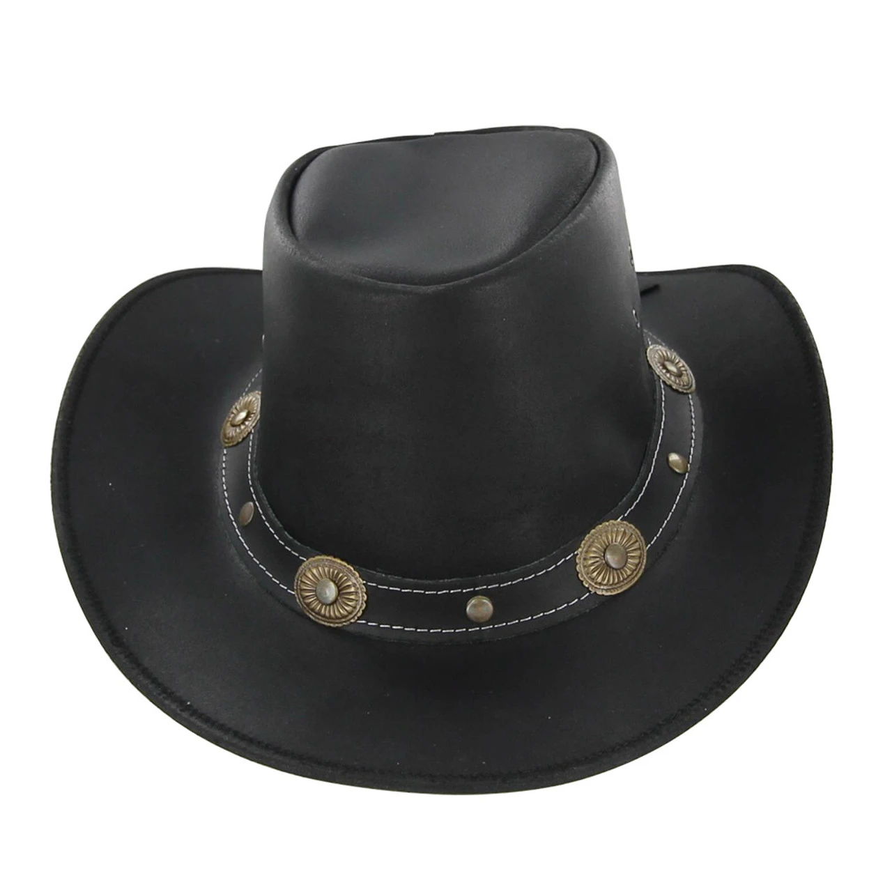 Outdoor Leather American Stockyard Hat 2 Outdoor Leather American Stockyard Hat - Image 2