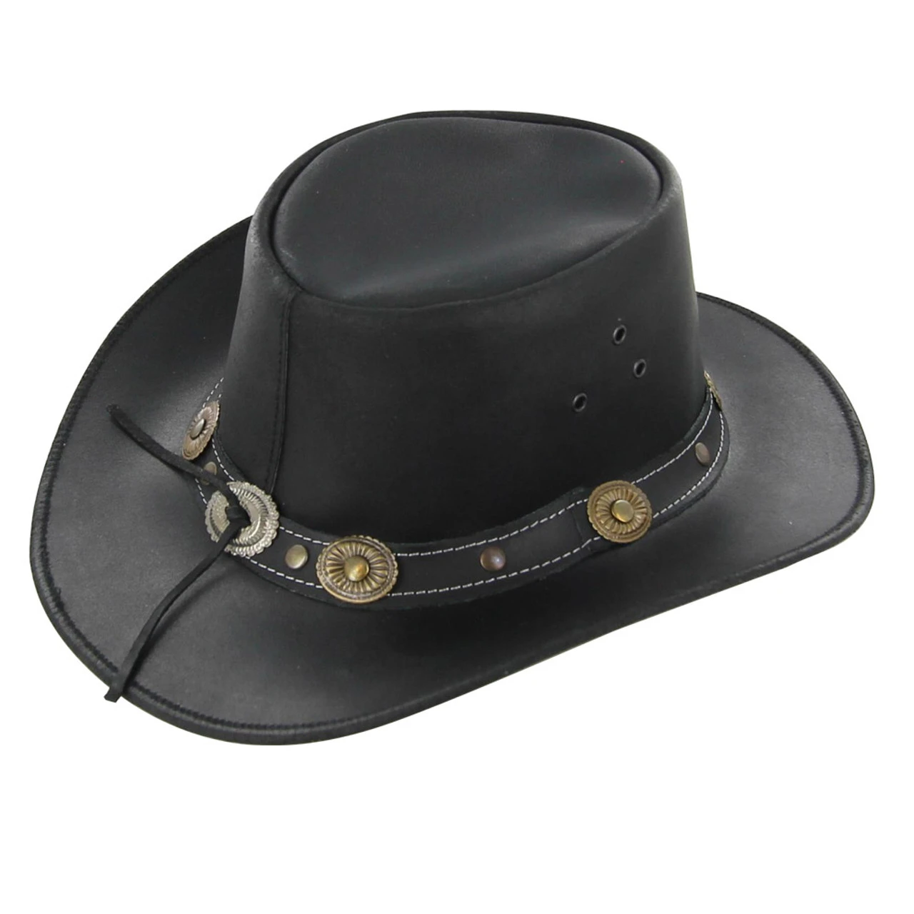 Outdoor Leather American Stockyard Hat 4 Outdoor Leather American Stockyard Hat - Image 4