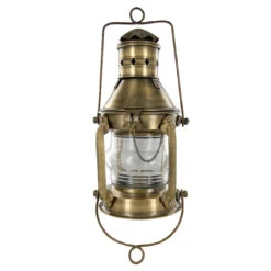 Merchant Vessel Antique Brass Anchor Lantern -Daggers Store in11903 28793.1564504288