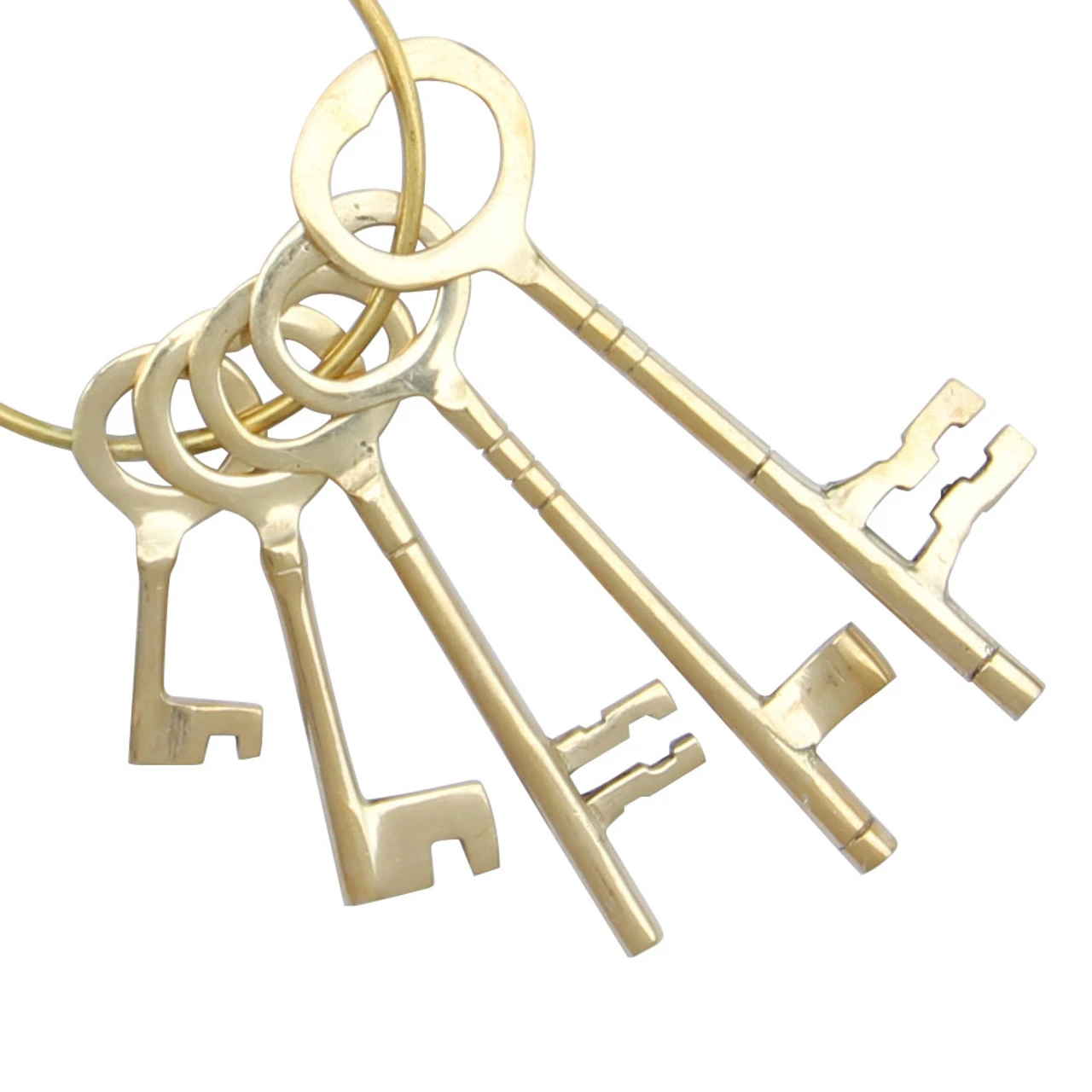 Infamous Brass Carlisle Castle Dungeon Keys 2 Infamous Brass Carlisle Castle Dungeon Keys - Image 2