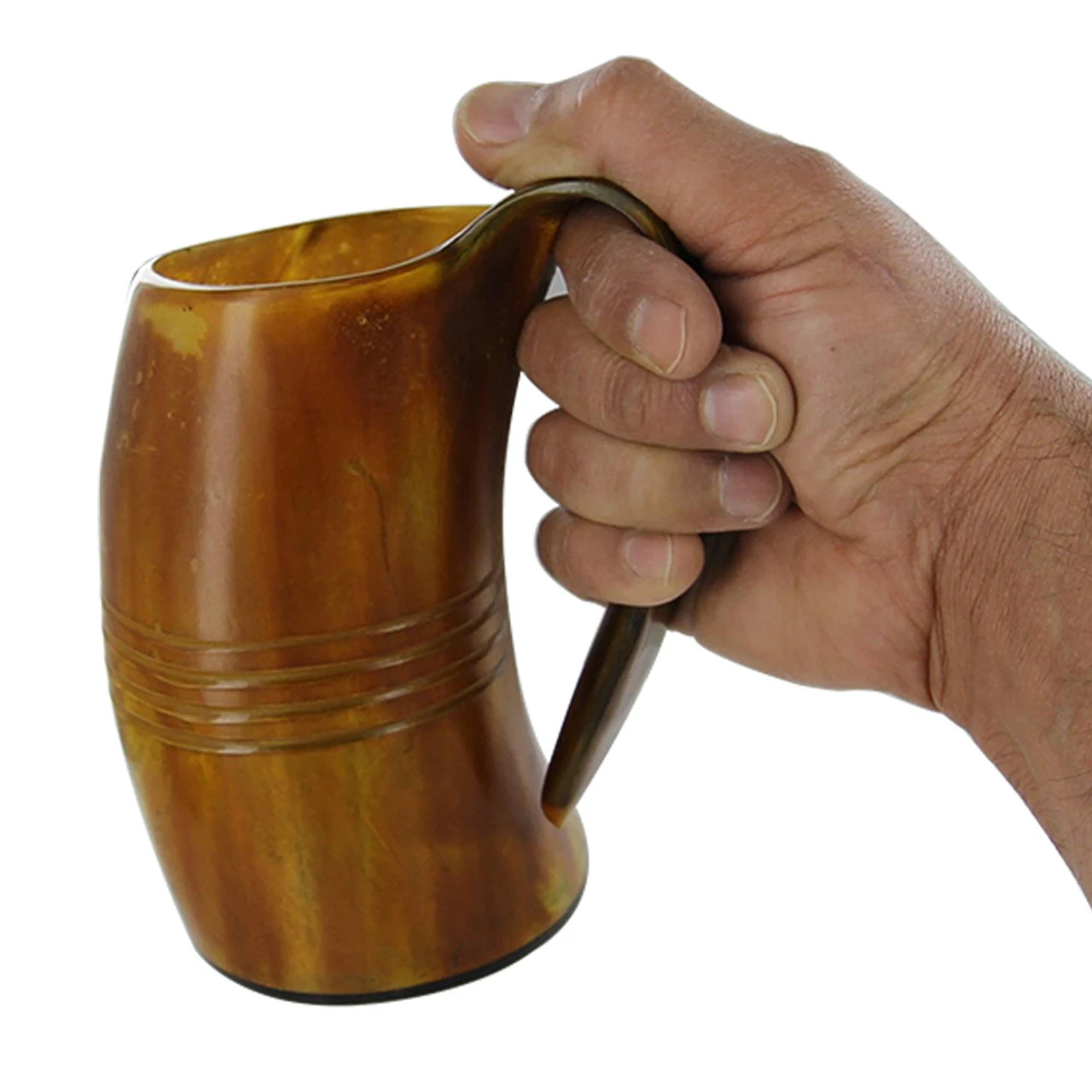 Handmade Midsummer Celebratory Viking Horn Tankard 2 Handmade Midsummer Celebratory Viking Horn Tankard - Image 2
