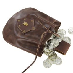Leather Sea Captains Gentlemans Drawstring Pouch 6 Leather Sea Captains Gentlemans Drawstring Pouch -Daggers Store in60102 13256.1564504035