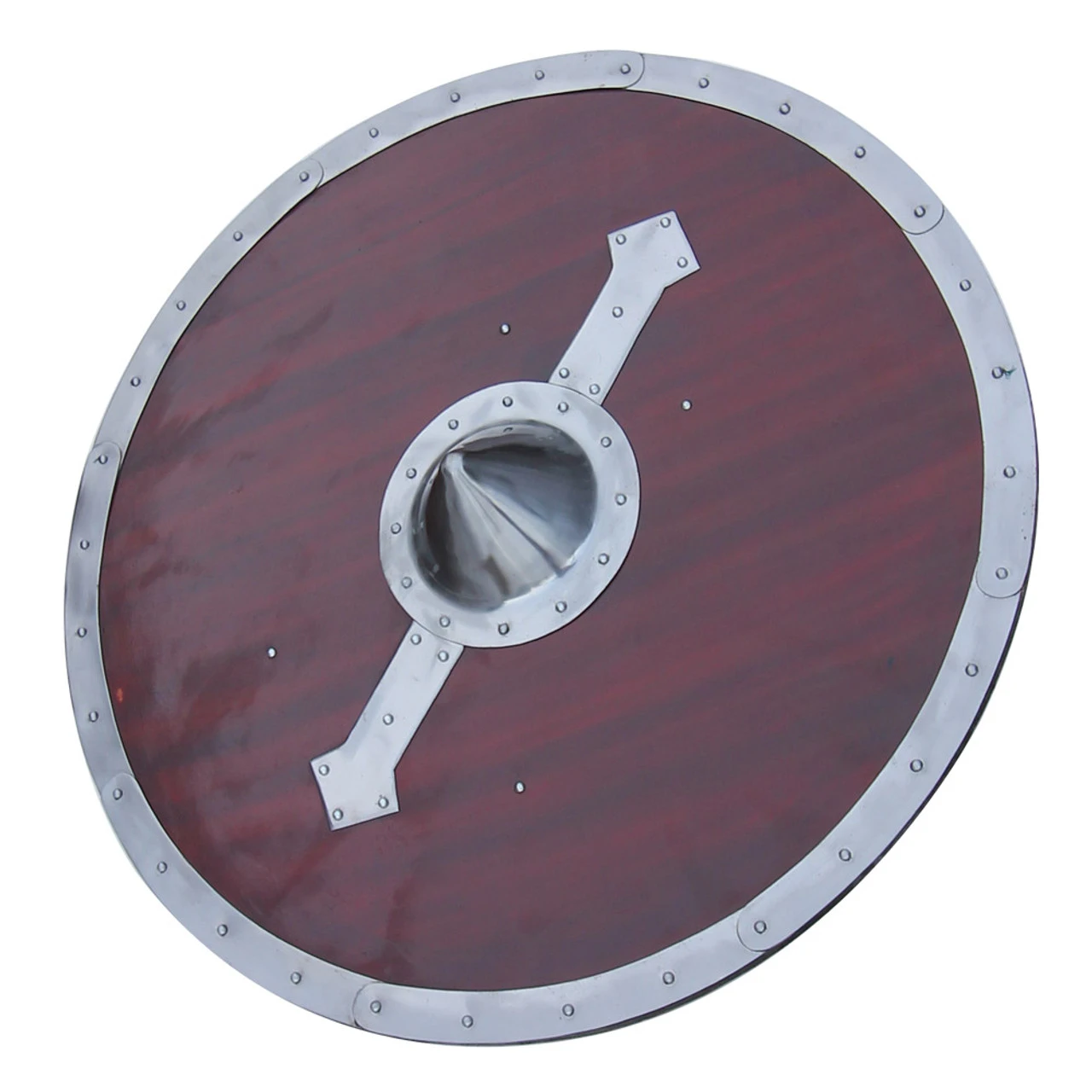 Handcrafted Viking LegacyWooden Battle Shield 1 Handcrafted Viking LegacyWooden Battle Shield