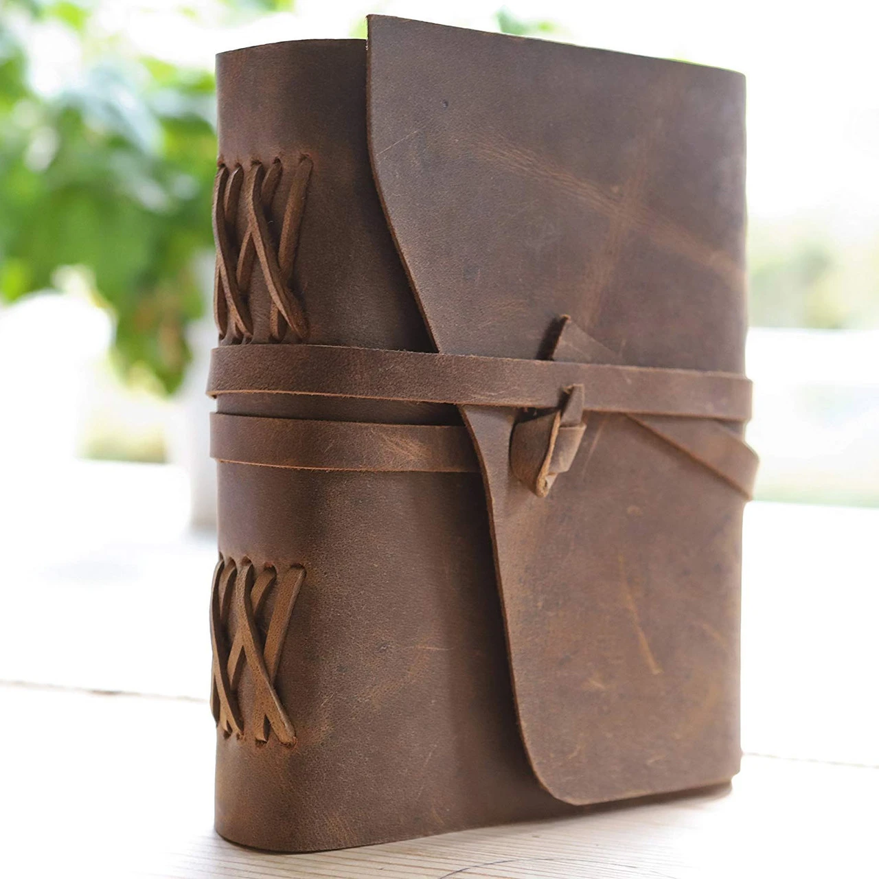 Leather-Bound Handmade Secret Keeping Writing Journal 3 Leather-Bound Handmade Secret Keeping Writing Journal - Image 3