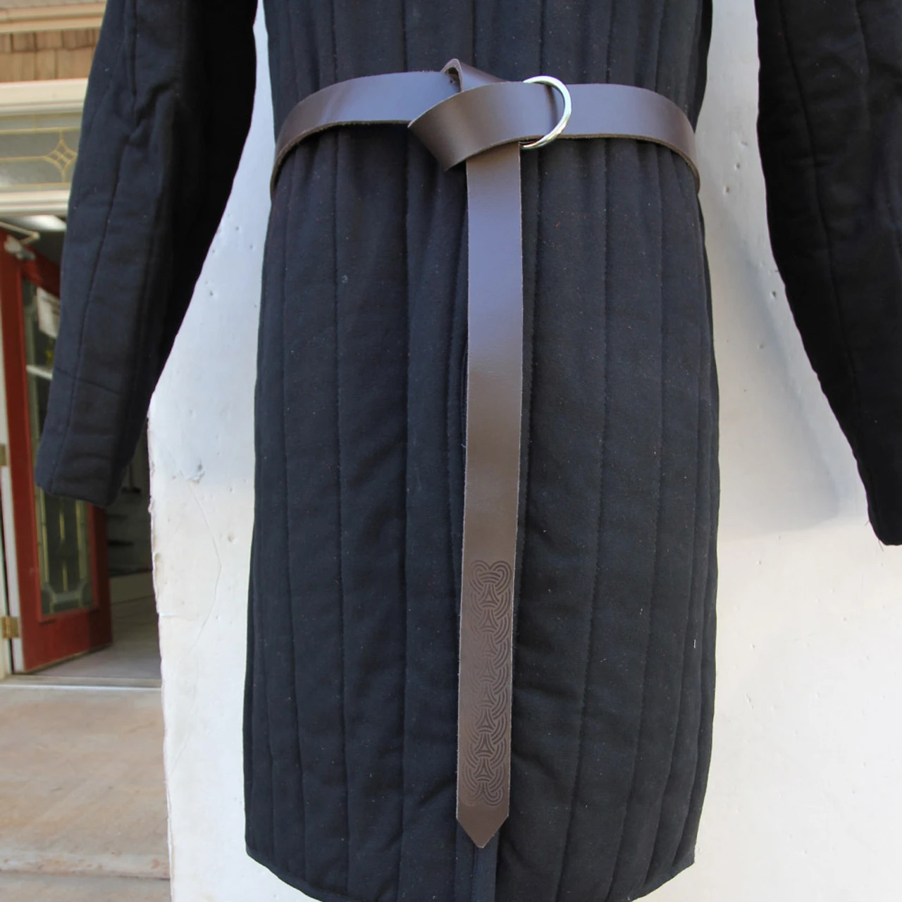 Viking Weave Leather Tunic Belt 1 Viking Weave Leather Tunic Belt