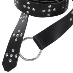 Crusaders Cross Leather Handmade Belt -Daggers Store in60770 30245.1564504943