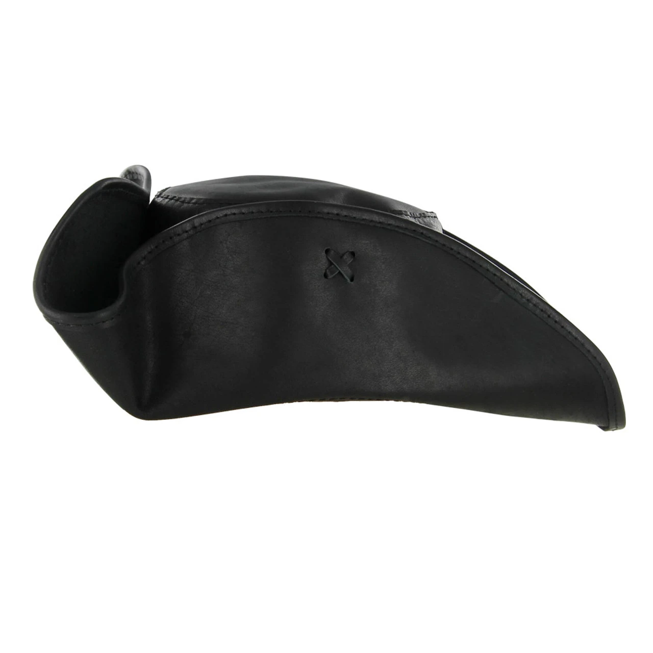 Terror At Sea Leather Jolly Roger Tricorne Hat 2 Terror At Sea Leather Jolly Roger Tricorne Hat - Image 2