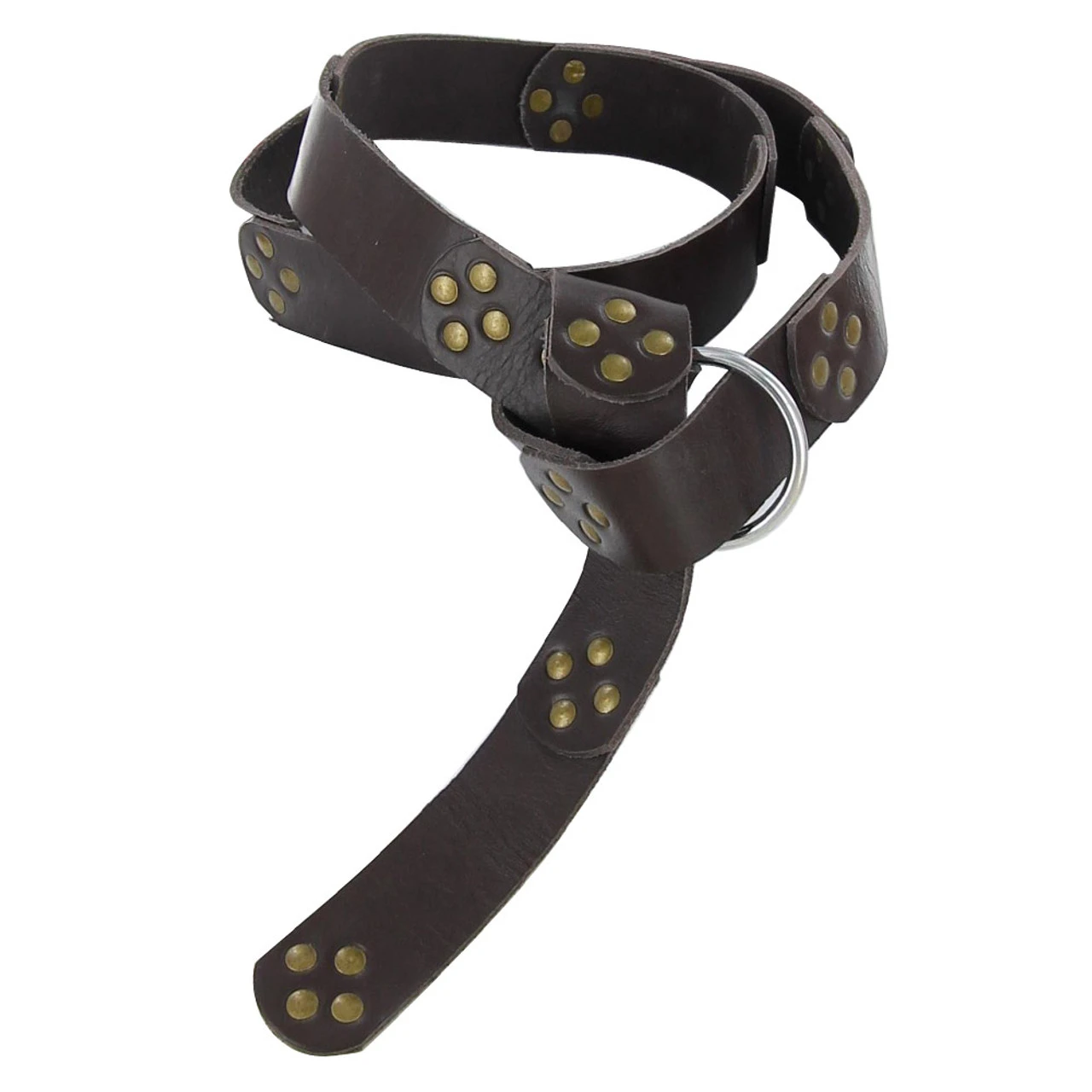 Handmade Warrior Status Medieval Leather Belt 2 Handmade Warrior Status Medieval Leather Belt - Image 2