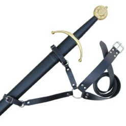 Leather Handmade James Douglas Sword Belt -Daggers Store in6436bk 41708.1564504001