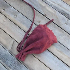 Silk Weavers Suede Long Journey Bag