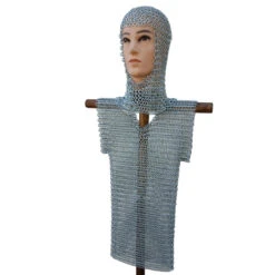 Medieval Half Sleeve Child Haubergeon Chainmail -Daggers Store medieval half sleeve child haubergeon chainmail 17155.1564504677
