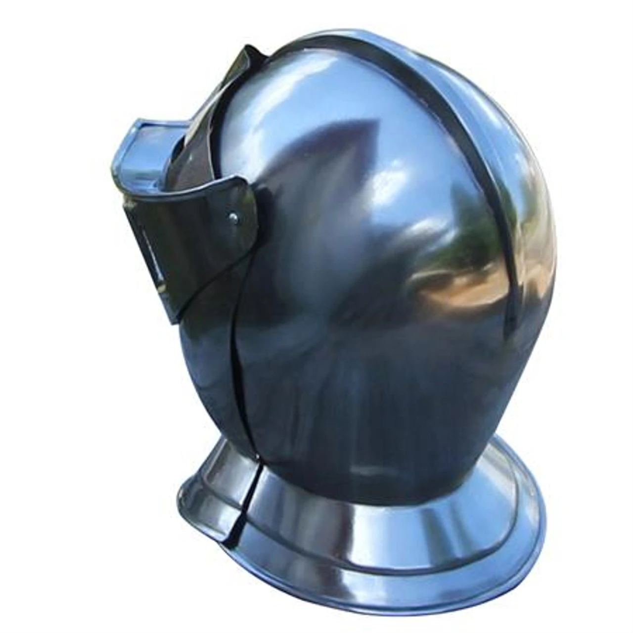 Medieval Renaissance Steel Closed Knight Helmet 2 Medieval Renaissance Steel Closed Knight Helmet - Image 2