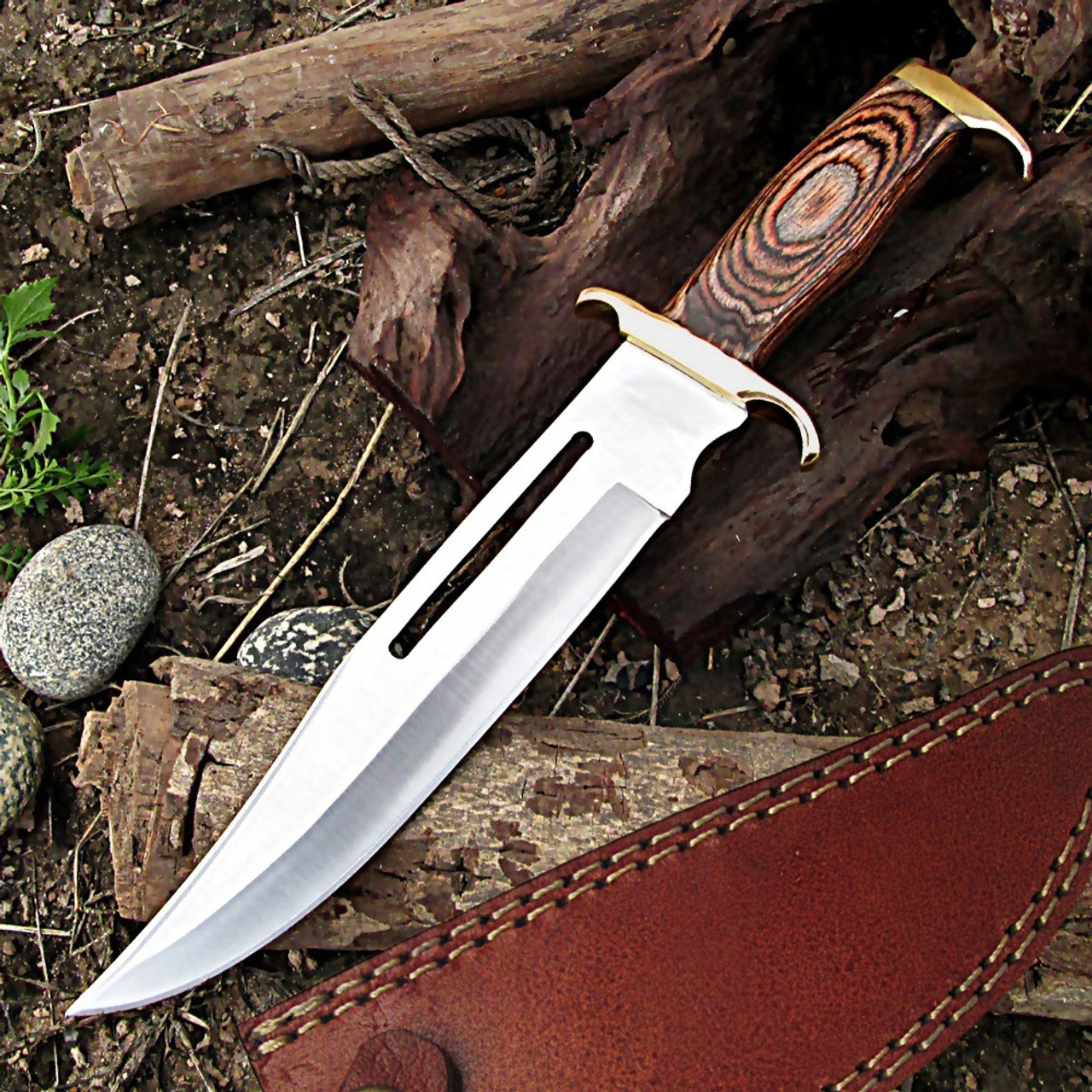Bowie Code Of The West Hunting Knife 2 Bowie Code Of The West Hunting Knife - Image 2