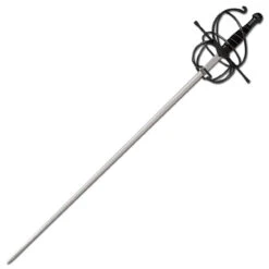 Rapier Spiral Swept Hilt Renaissance Sword Black 6 Rapier Spiral Swept Hilt Renaissance Sword Black -Daggers Store renaissance rapier swept hilt sword spiral black 1 34067.1564501529