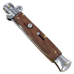 French Chatellerault Automatic Switchblade Stiletto Knife Wood Handle -Daggers Store st602 43747.1564505016