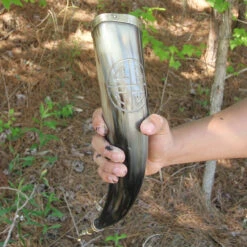 Stand With Drinking Shield Knot Horn Vessel Set 6 Stand With Drinking Shield Knot Horn Vessel Set -Daggers Store stand with drinking shield knot horn vessel set 2 53532.1564504921