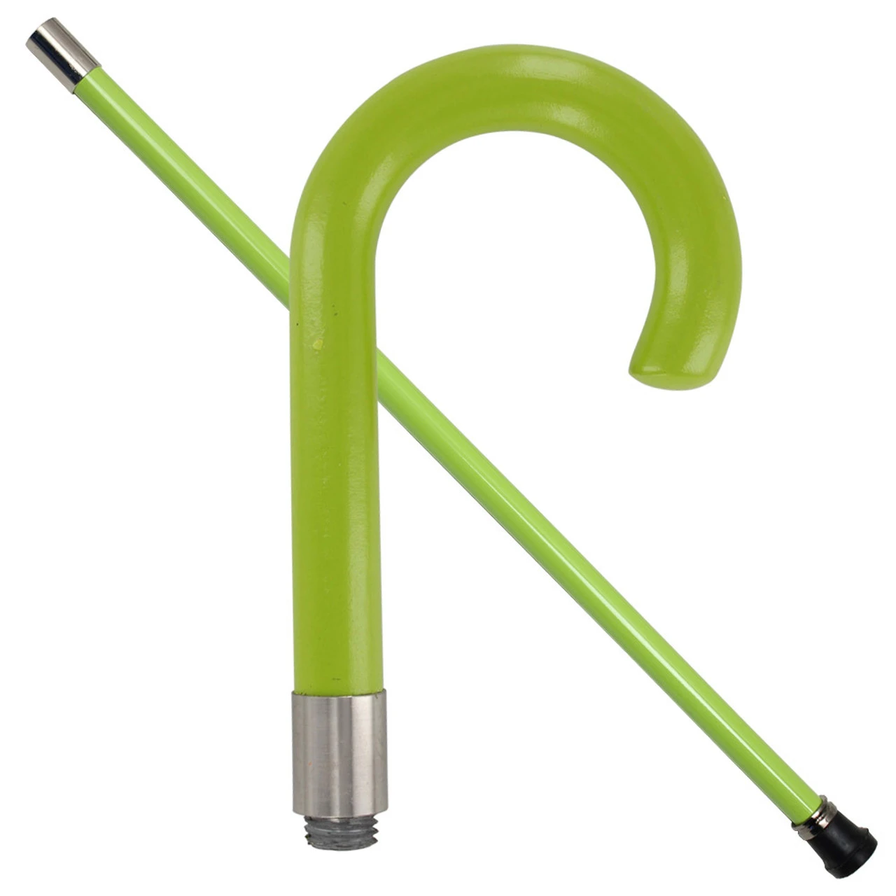 In Style Crook Lime Green Good Spirit Walking Cane Stick Staff 2 In Style Crook Lime Green Good Spirit Walking Cane Stick Staff - Image 2