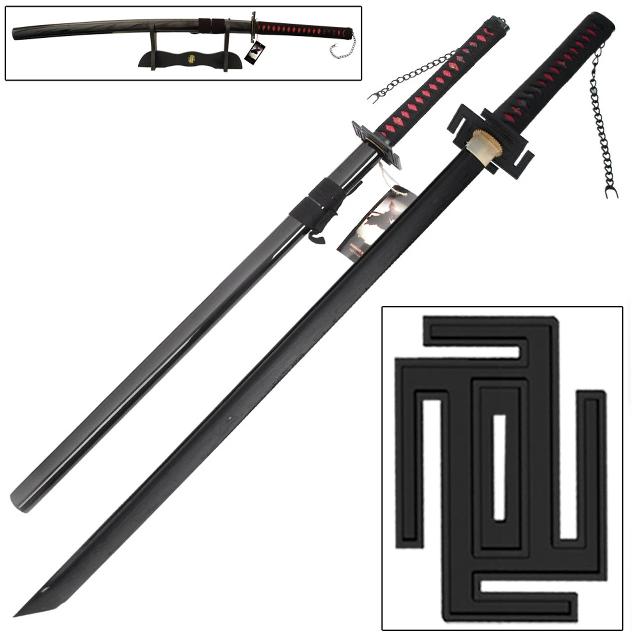 High Carbon Steel Blade Ninja Full Tang Fully Functional Handmade Sword 2 High Carbon Steel Blade Ninja Full Tang Fully Functional Handmade Sword - Image 2