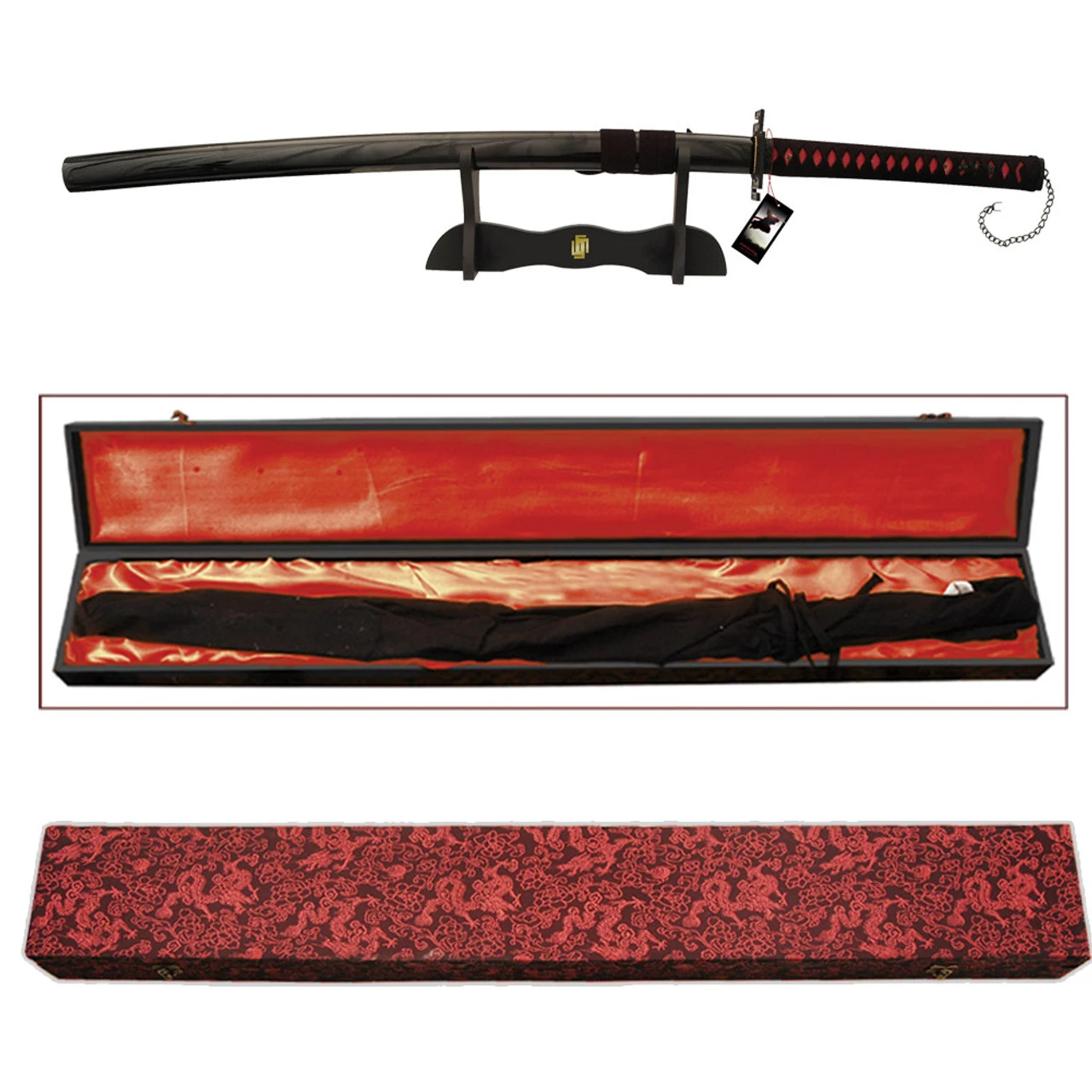 High Carbon Steel Blade Ninja Full Tang Fully Functional Handmade Sword 4 High Carbon Steel Blade Ninja Full Tang Fully Functional Handmade Sword - Image 4