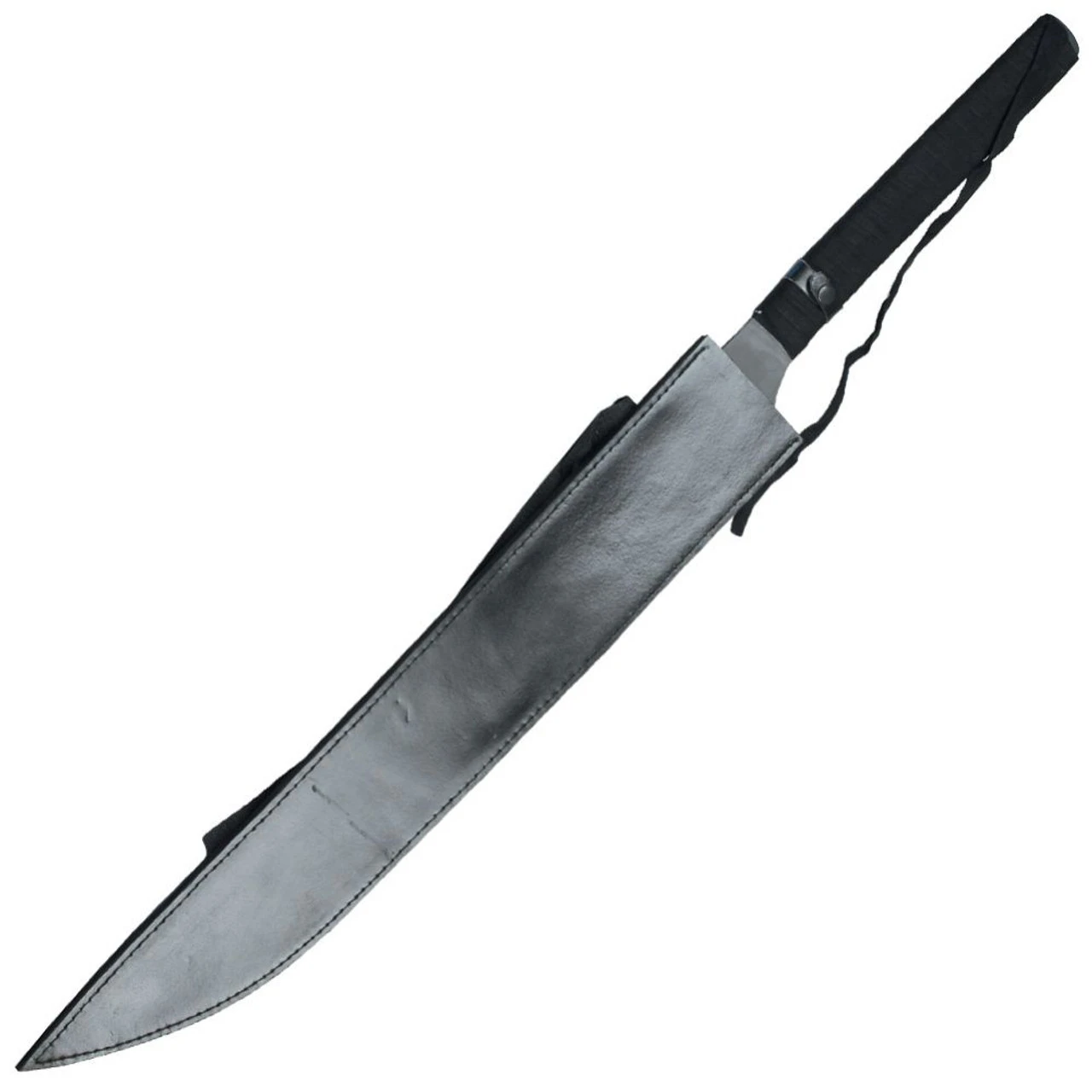 Japanese War Wield 41 Inch Long Sword Leather Shoulder Strap For Cosplay 1 Japanese War Wield 41 Inch Long Sword Leather Shoulder Strap For Cosplay